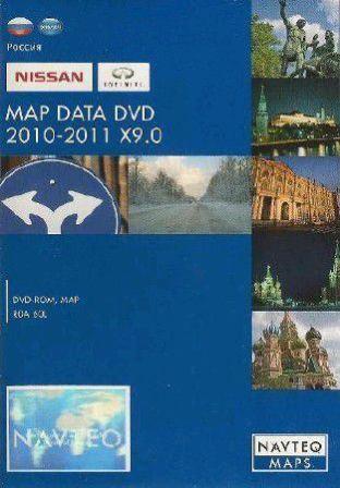 Nissan-Infinity Map Data DVD v.x9.0 10-11 (MAP No.1/2010 – 2011)