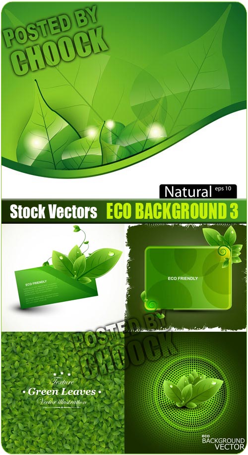 Eco background 3 - Stock Vector