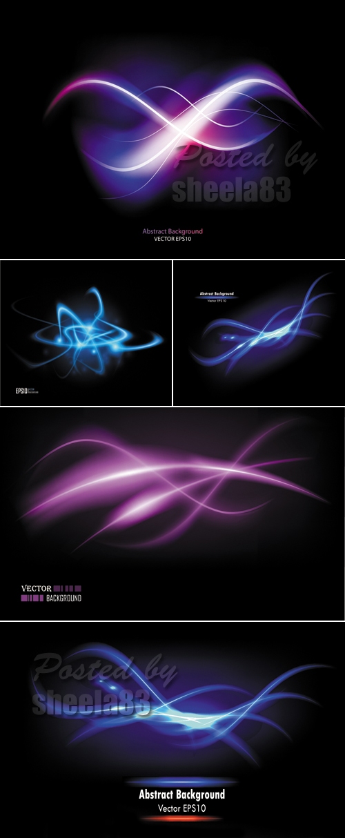 Abstract Energy Backgrounds Vector