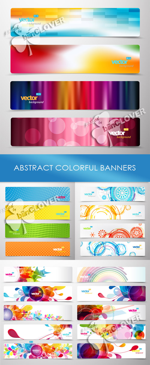 Abstract colorful banners 0202