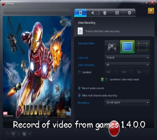 Record of video from games 1.4.0.0
