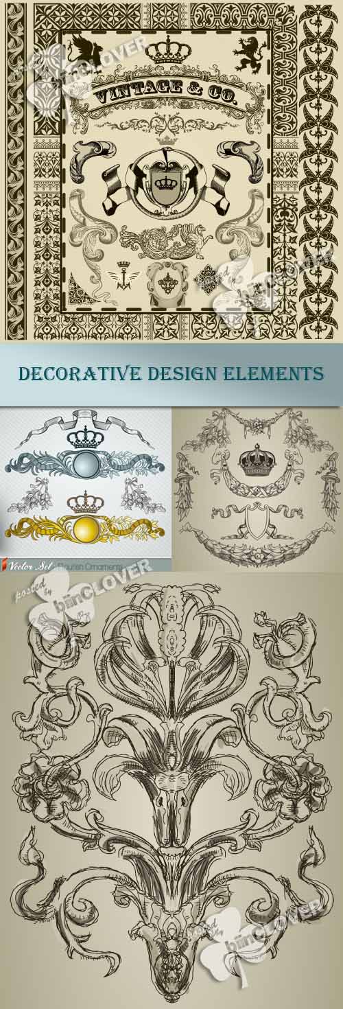 Decorative design elements 0204