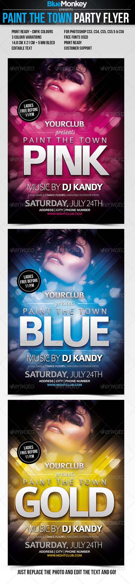 GraphicRiver Paint The Town Party Flyer Template