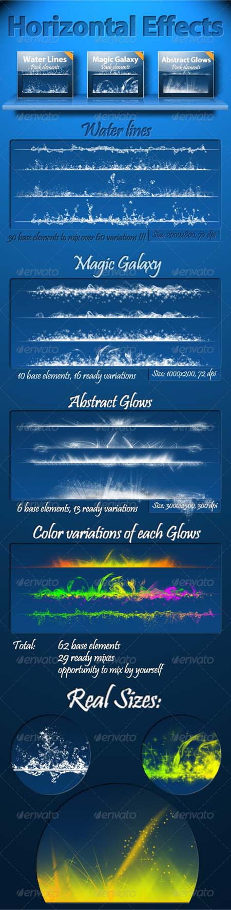 GraphicRiver Horizontal Effects Pack