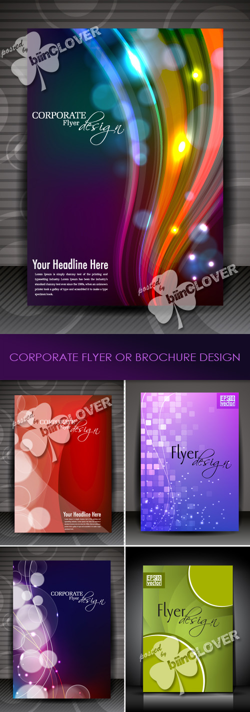 Corporate flyer or brochure design 0215
