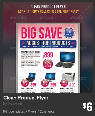 Graphicriver Clean Product Flyer