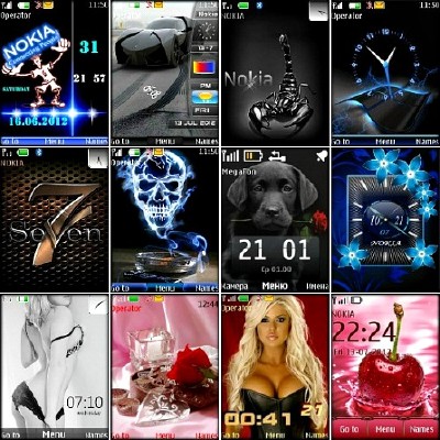 50 новеньких тем для Nokia S40 (2012)
