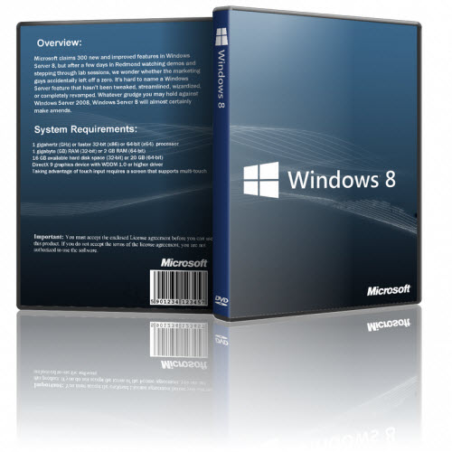 Windows 8 Build 9200 RTM 6 in 1 (x86-x64)