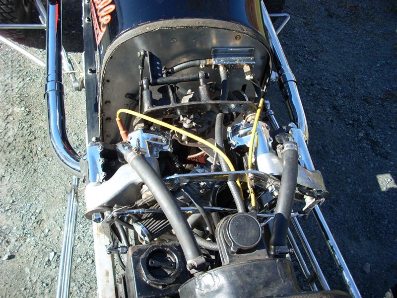 Гоночный Midget с двигателем Harley-Davidson Knucklehead