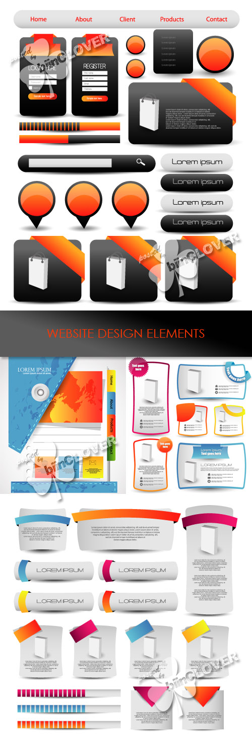Website design elements 0229