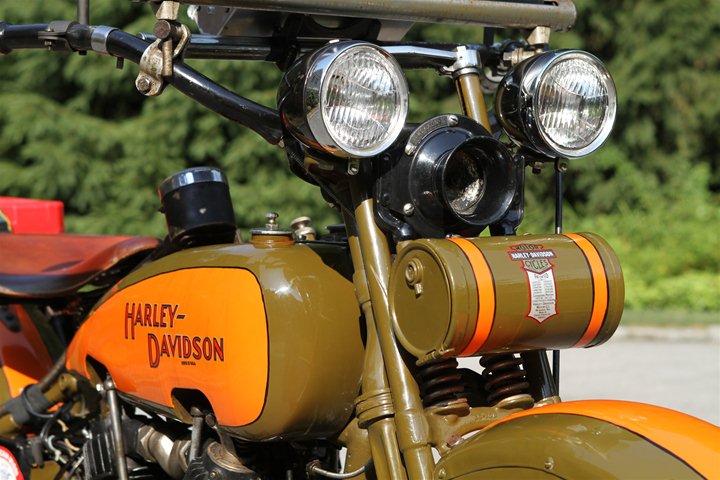 Ретро мотоцикл Harley-Davidson JDH 1929