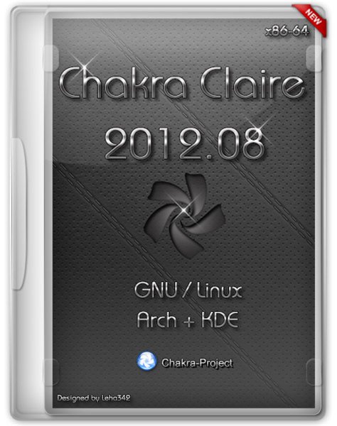 Chakra 2012.08 Claire (Arch+KDE/x86-64/RUS/ML/2012)