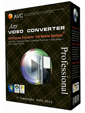 Any Video Converter Professional 3.5.5 ML/RUS