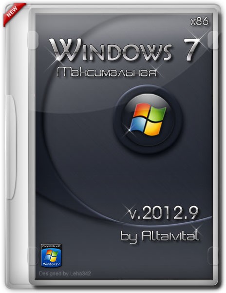 Windows 7  SP1 x86 by Altaivital v.2012.9 (RUS/2012)
