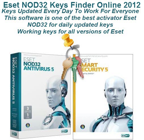 Eset Nod32 Antivirus Keys May 2012