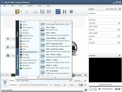 Xilisoft Video Converter Platinum 7.6.0 Build 20121205