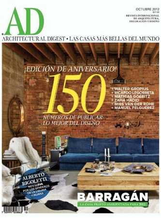 Architectural Digest - Octubre 2012 (Mexico)