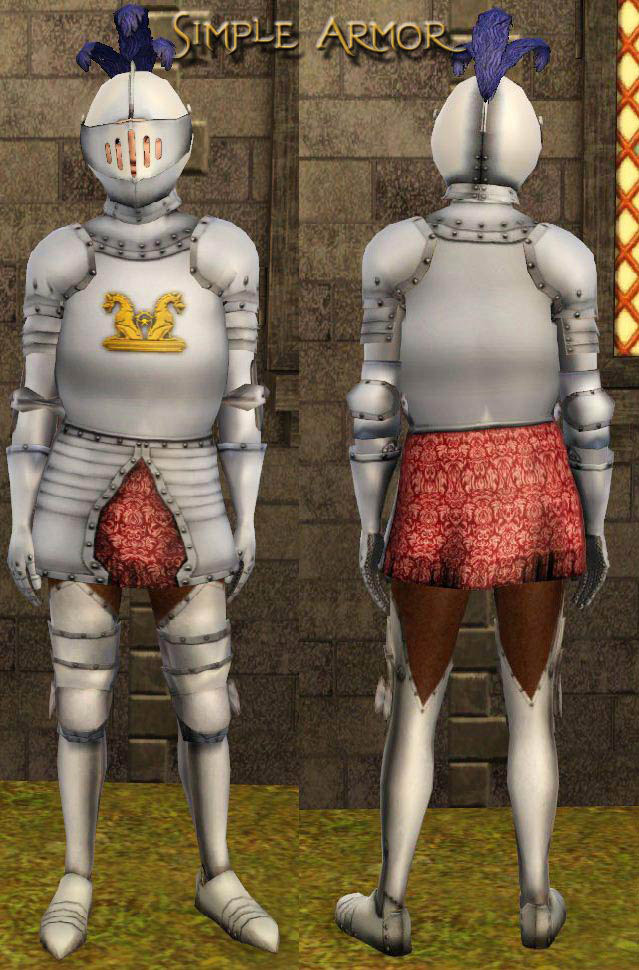 Medieval Male Armor CAS for Young Adults & Adults - Ye Olde Kingdom of Pudding by The Merrye Makers