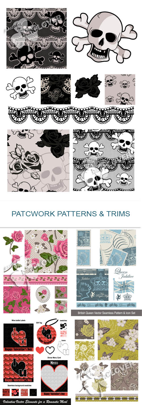 Patchwork patterns and trims 0266